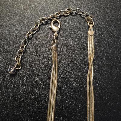 Silver Tone & Copper Necklace