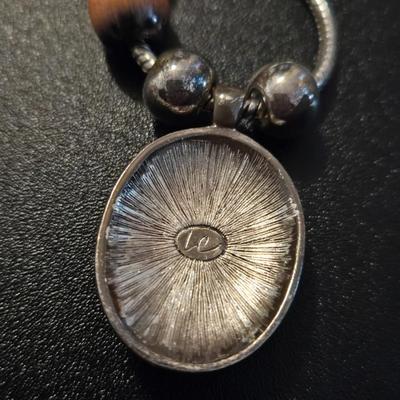 Silver Tone & Copper Necklace