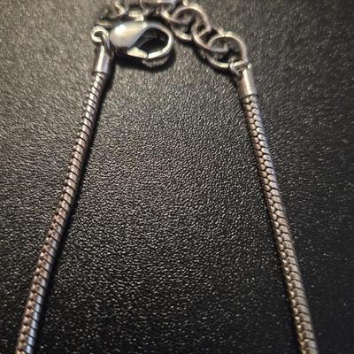 Silver Tone & Copper Necklace