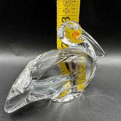 Baccarat Crystal Pelican Figurine 3"