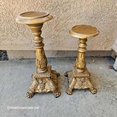 LARGE CANDLE HOLDERS
