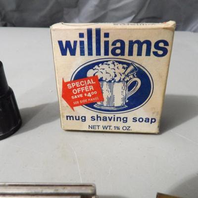 Vintage Razors And Shaving Soap and Brush