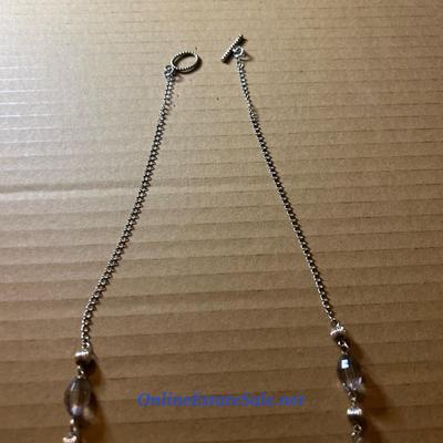 BEAD AND CHAIN NECKLACE