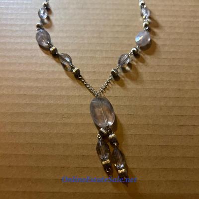 BEAD AND CHAIN NECKLACE