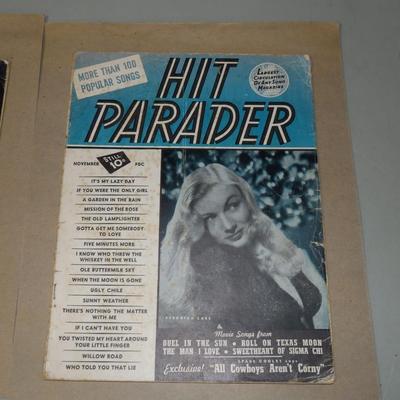 2 1946 Hit Parader Magazines
