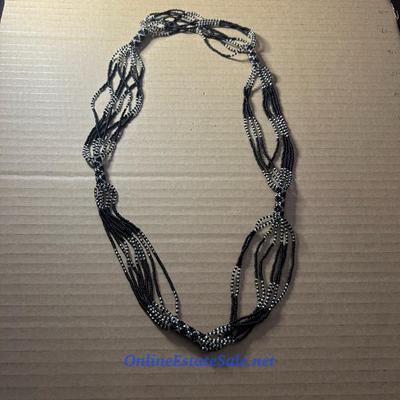 8 STRAND BEADED NECKLACE