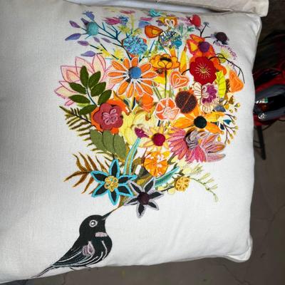 Spring themed pillows