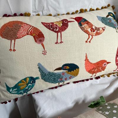 Spring themed pillows