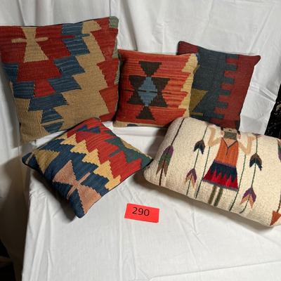 Southwestern style throw pillows