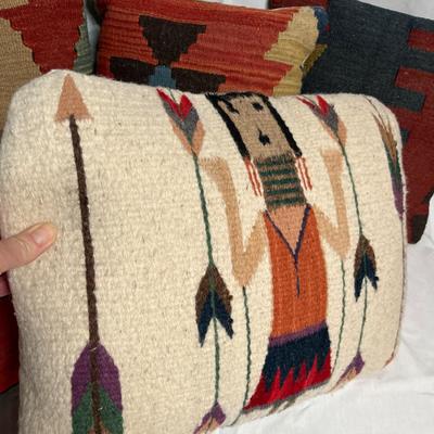 Southwestern style throw pillows