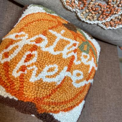 Fall themed throw pillows