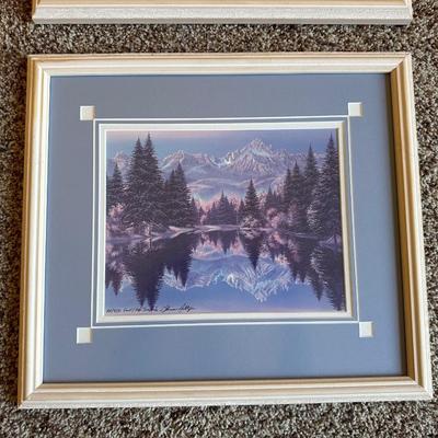 2 - SIGNED & NUMBERED ARTIST PROOF PRINTS BY THE SAME ARTIST - SUMMER & FALL