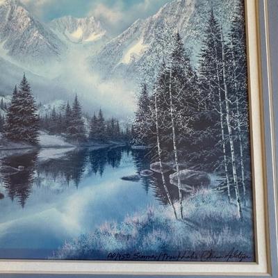 2 - SIGNED & NUMBERED ARTIST PROOF PRINTS BY THE SAME ARTIST - SUMMER & FALL