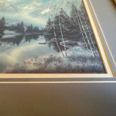 2 - SIGNED & NUMBERED ARTIST PROOF PRINTS BY THE SAME ARTIST - SUMMER & FALL