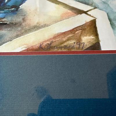 2 - BEAUTIFUL WATERCOLOR PAINTINGS SIGNED BY K. SHANNON