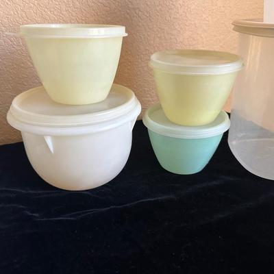 MOSTLY TUPPERWARE STORAGE CONTAINERS