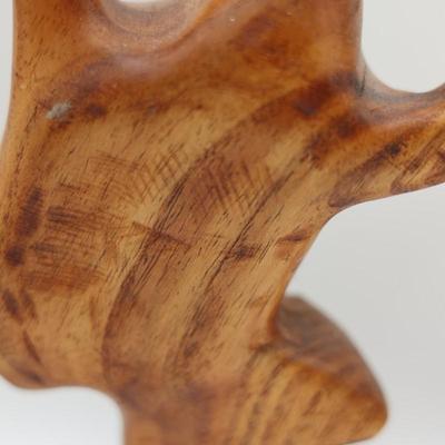 Two Wood Carved Frogs Decor by Cairo