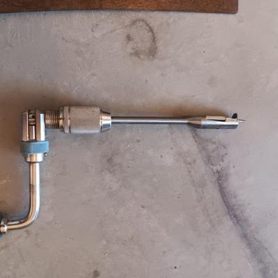 TRU-TEST MANUAL HAND DRILL AND A DISSTON HAND SAW