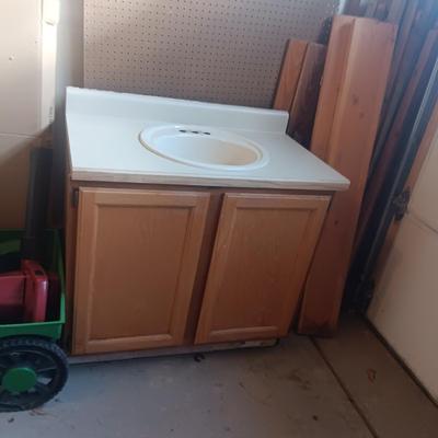 BATHROOM SINK CABINET