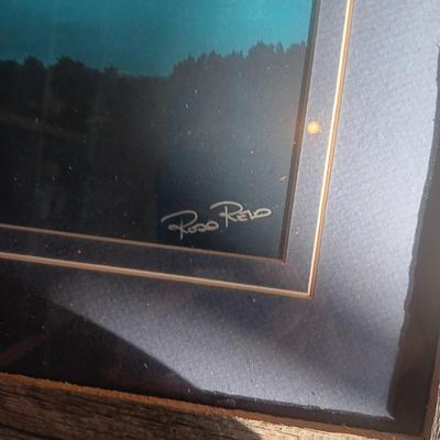 FINE ARTS FESTIVAL POSTERS SIGNED BY ARTISTS AND FRAMED IN BARNWOOD