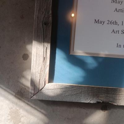 FINE ARTS FESTIVAL POSTERS SIGNED BY ARTISTS AND FRAMED IN BARNWOOD