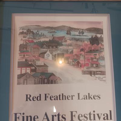 FINE ARTS FESTIVAL POSTERS SIGNED BY ARTISTS AND FRAMED IN BARNWOOD