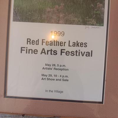 FINE ARTS FESTIVAL POSTERS SIGNED BY ARTISTS AND FRAMED IN BARNWOOD