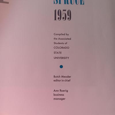 4 SILVER SPRUCE YEAR BOOKS 1958 -1961