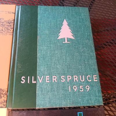 4 SILVER SPRUCE YEAR BOOKS 1958 -1961