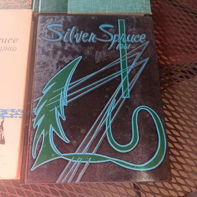 4 SILVER SPRUCE YEAR BOOKS 1958 -1961