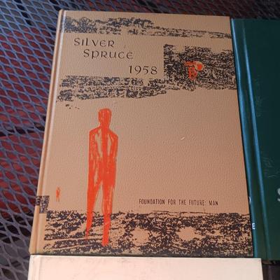4 SILVER SPRUCE YEAR BOOKS 1958 -1961