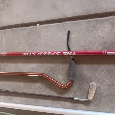 THE SPEED STICK, COMMERCIAL EXTENSION POLE, LARGE CLOTH FLAG, LIGHT BULB EXTENSION AND MORE