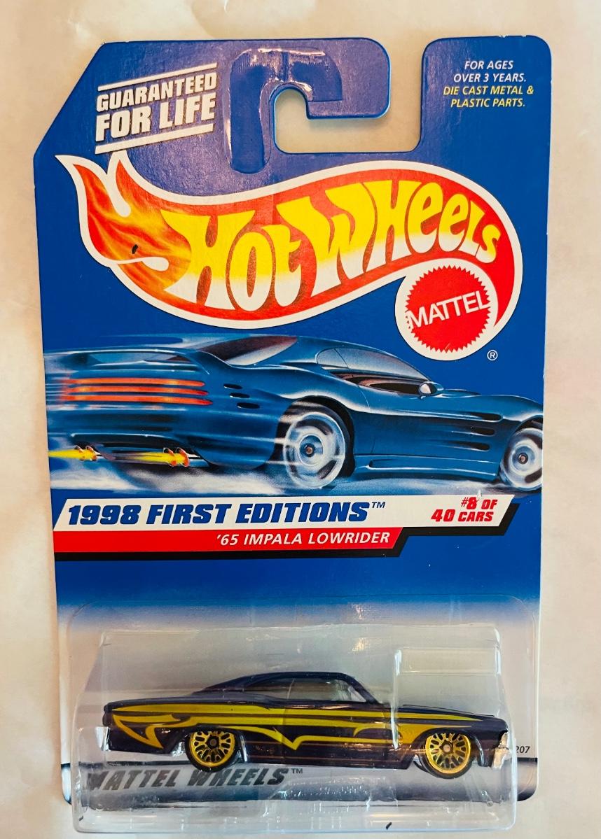 Hot Wheels 1998 First Editions: 1965 Impala Low Rider - NIP ...