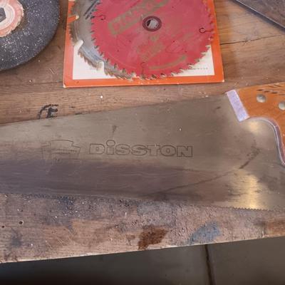 SAW BLADES, HAND SAWS, HARD HAT AND MORE