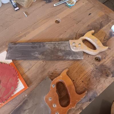 SAW BLADES, HAND SAWS, HARD HAT AND MORE