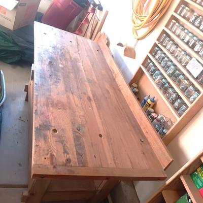 SOLID WOOD WORKBENCH