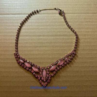 PINK AND GOLD NECKLACE