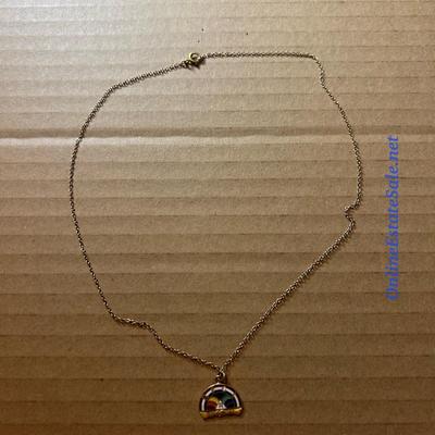 GOLD RAINBOW NECKLACE