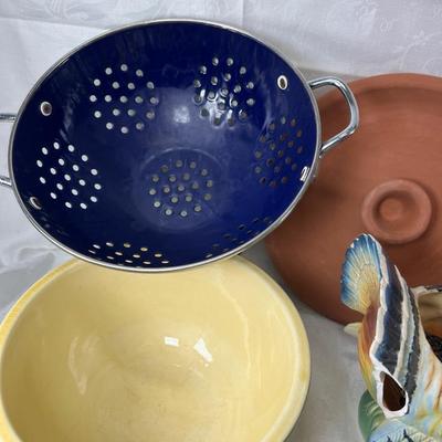 Vintage Italian English kitchen ceramics