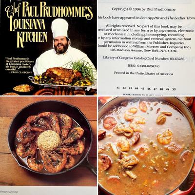 Pair (2) Famous New Orleans Chefs Cookbooks