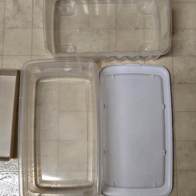 Plastic Storage and Organizing Containers