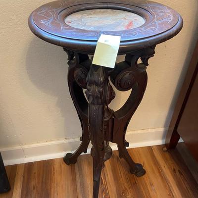 Antique Walnut Pedestal Table