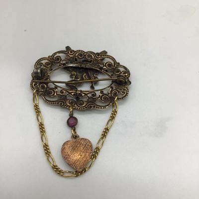 Vintage fairy brooch