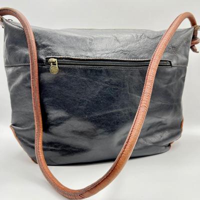 ALFA ~ Italy ~ Black Genuine Leather Purse