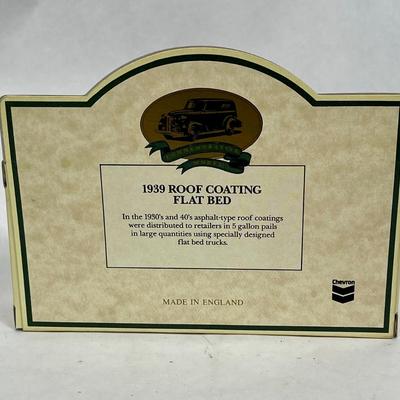 Chevron 1939 ROOF COATING FLAT BED Die-Cast Metal Replica Made in England (YD# CC3A)