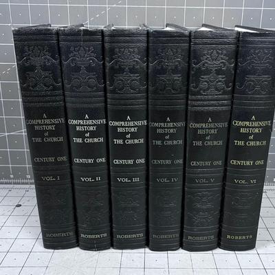 6 Volume Set of Comprehensive History of the LDS Church by ROBERTS Circa 1930