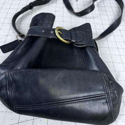  Black Vintage COACH Bag, Made in America because its real COACH! 