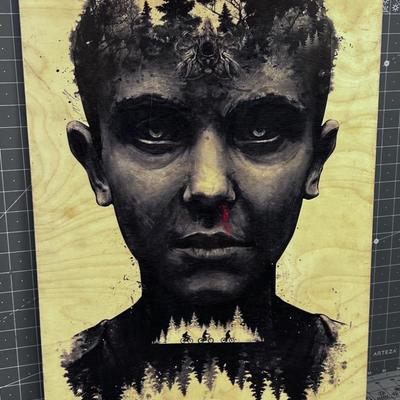 The Upside Down - Limited Wood Print Picture