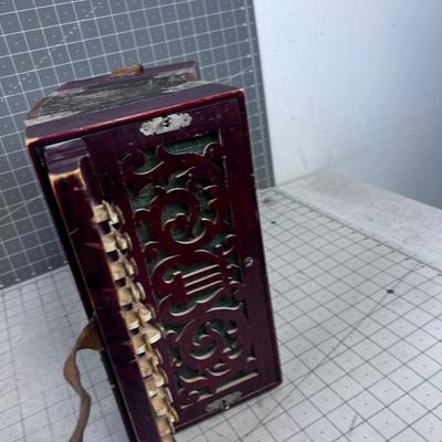 Antique M. HOHNER Accordion Squeeze Box. HOLY SMOKES!!!