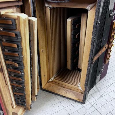 Antique M. HOHNER Accordion Squeeze Box. HOLY SMOKES!!!